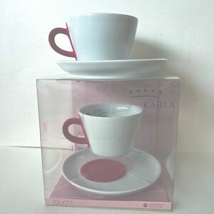 Bundle KAHLA FIVE SENSES TOUCH CUP & SAUCER Velvet sensory tea party drinkware